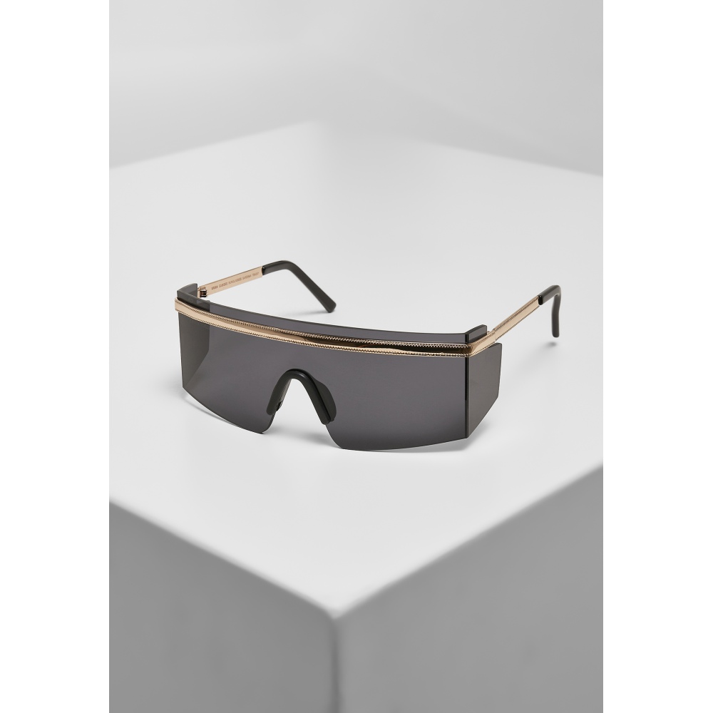 Urban Classics - Sardinia Des lunettes de soleil - Noir/Couleur or